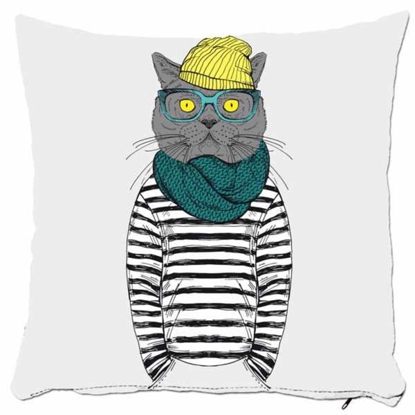 Stripe Shirt Cat - Poshipo