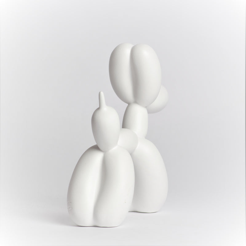 Balloon Dog Sculpture - White Large - Poshipo