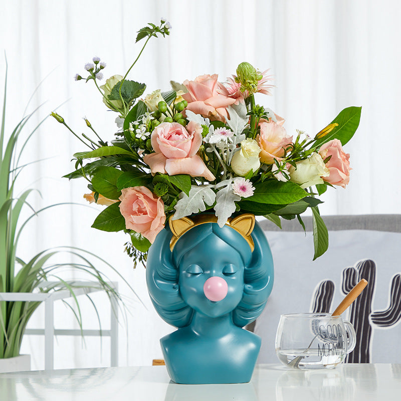 Home Accent - Cat woman - Teal - Poshipo
