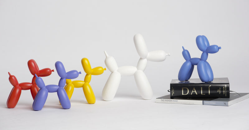Balloon Dog Sculpture - White Large - Poshipo