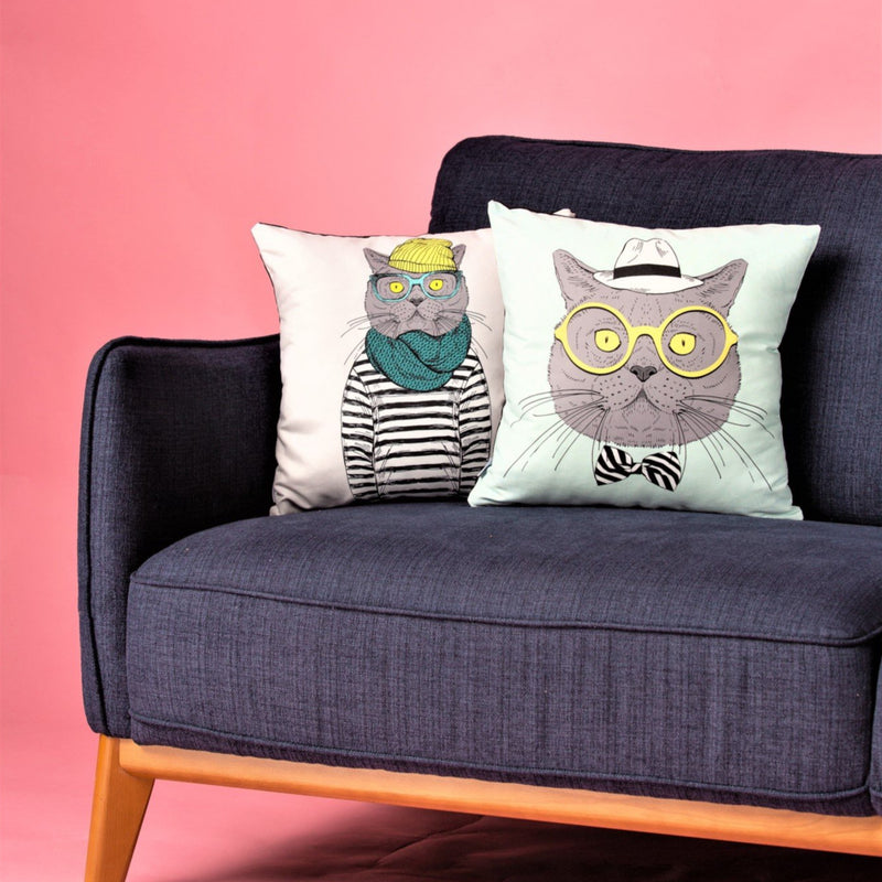 Stripe Shirt Cat - Poshipo
