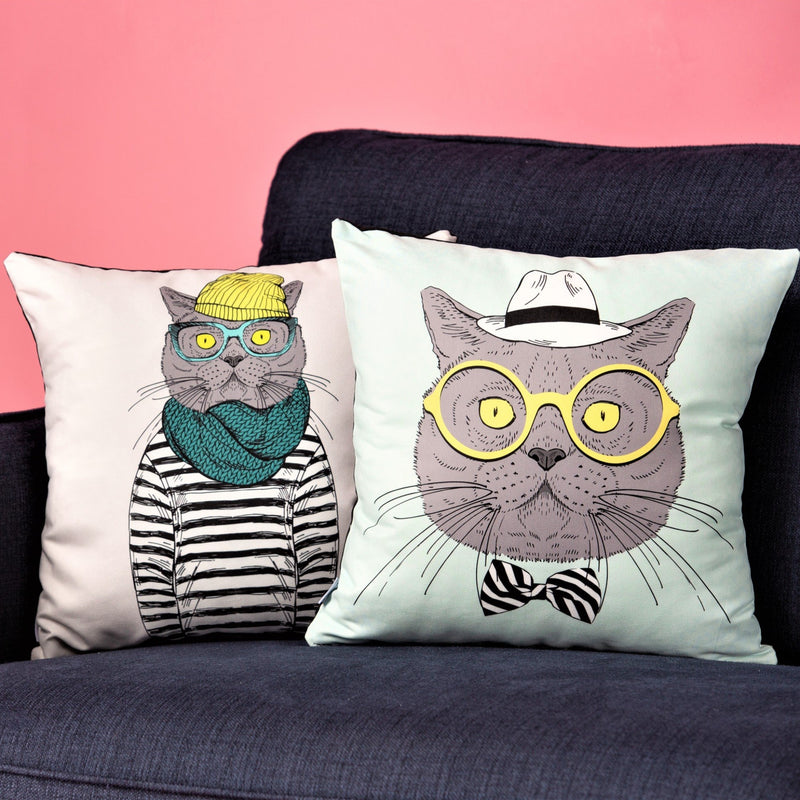Stripe Shirt Cat - Poshipo