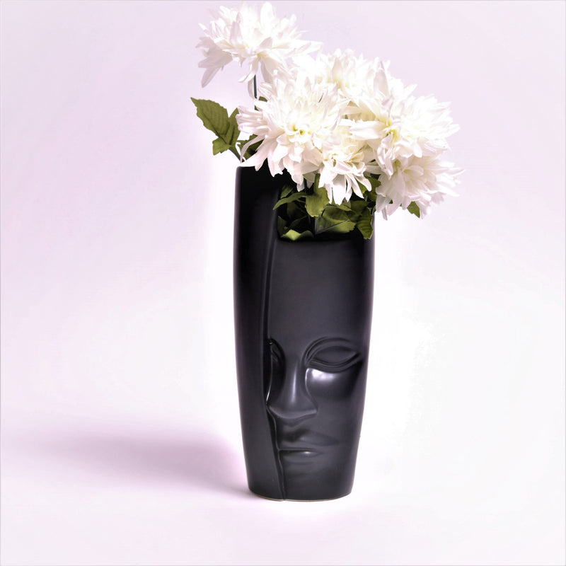 Face Sculpture - Black - Poshipo