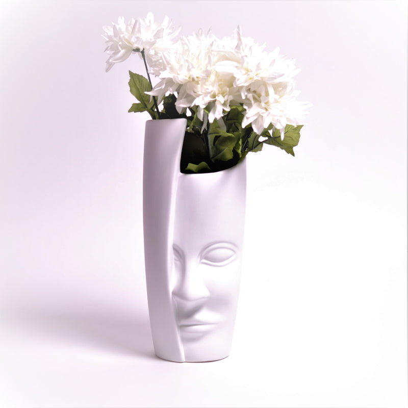 Face Sculpture - Pure White - Poshipo