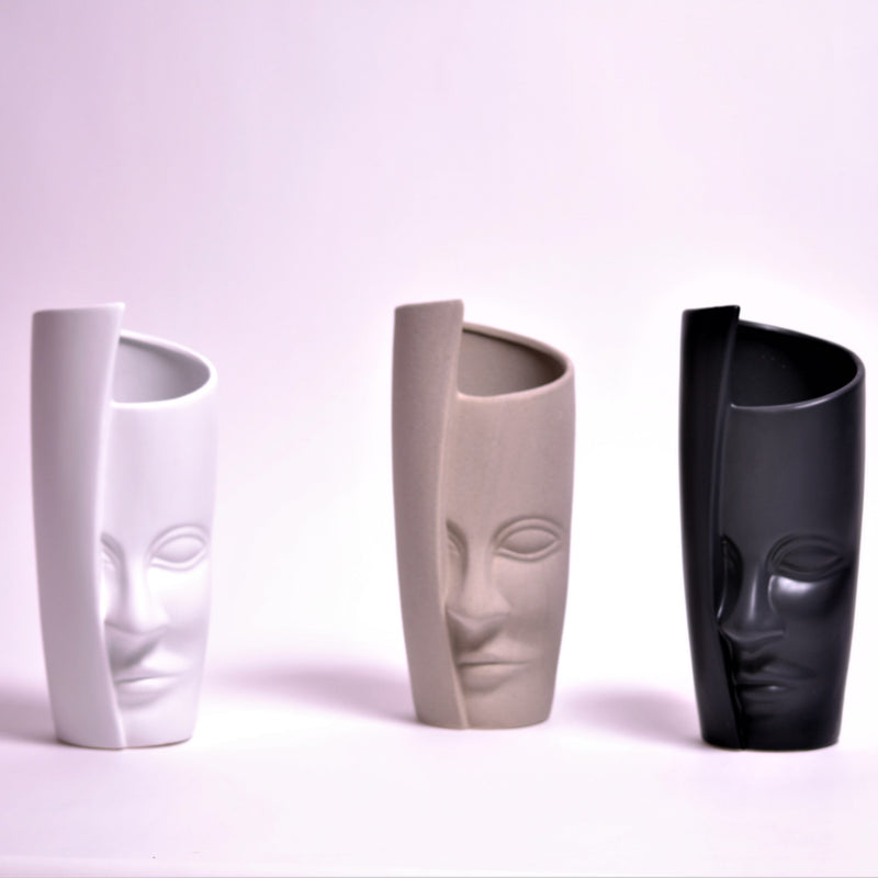 Face Sculpture - Pure White - Poshipo