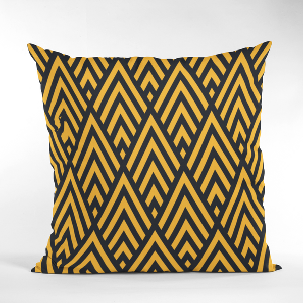 Black Yellow Triangles - Poshipo