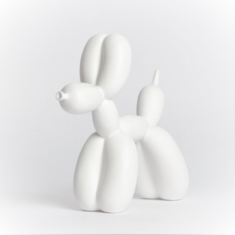 Balloon Dog Sculpture - White Large - Poshipo