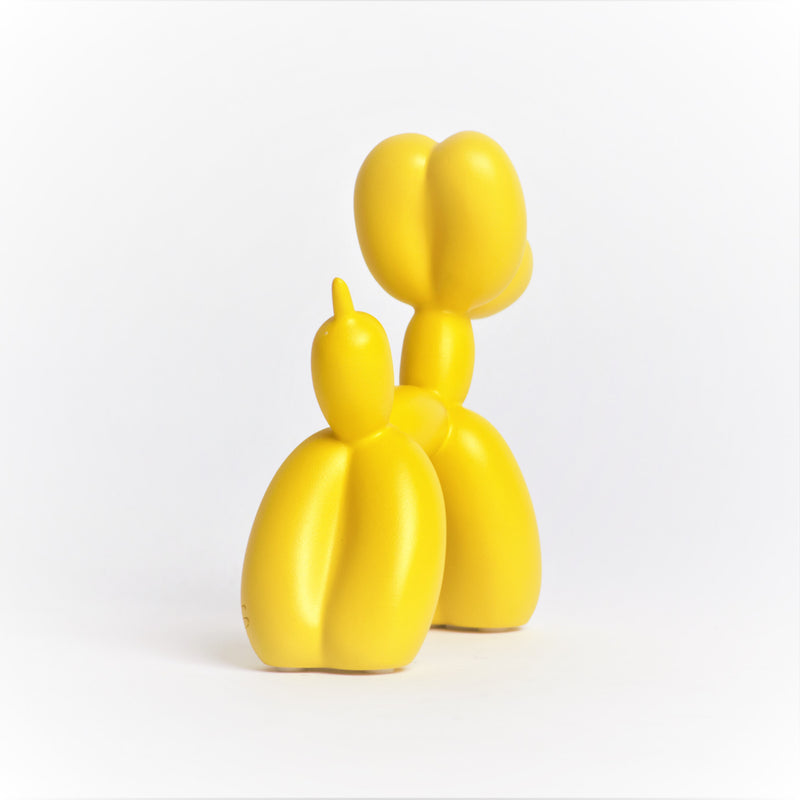 Balloon Dog Sculpture - Yellow - Poshipo