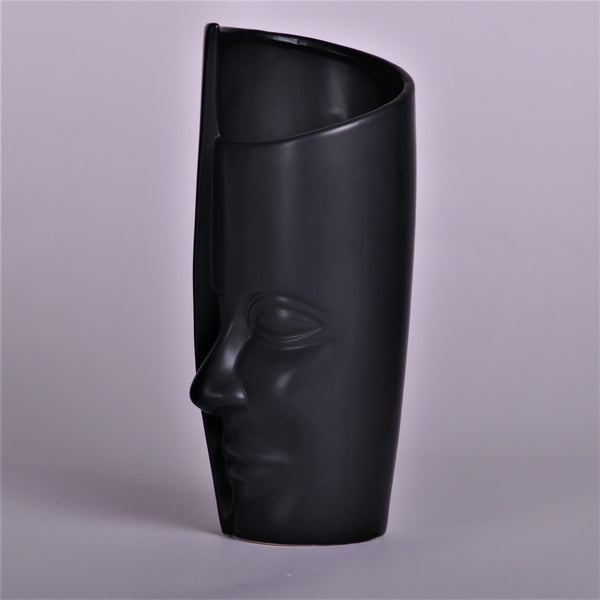 Face Sculpture - Black - Poshipo