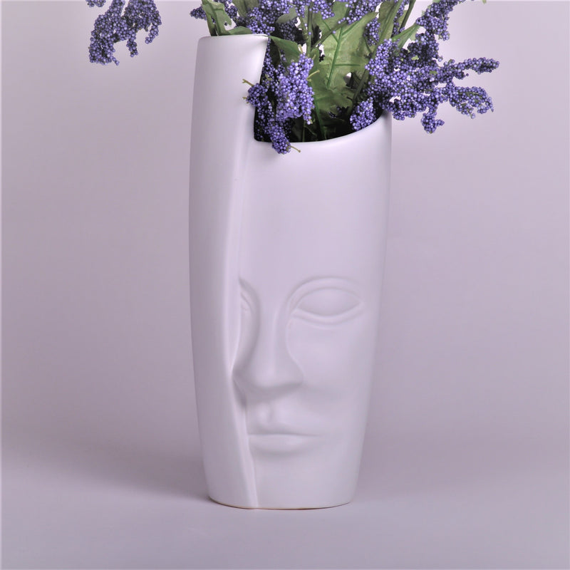 Face Sculpture - Pure White - Poshipo
